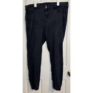 Torrid Women's Faded Black Jeans, Straight Leg, 22XT